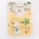 Bibbacement for feeding New Year's “Our Happiness”, waterproof on Velcro, with pockets, white, gift packaging.