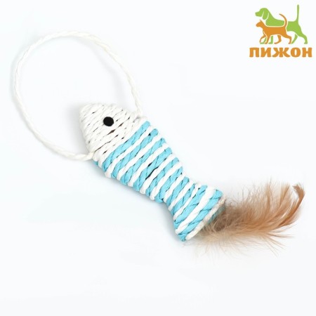 Kogetta toy "Fish-striped", 11 cm, blue