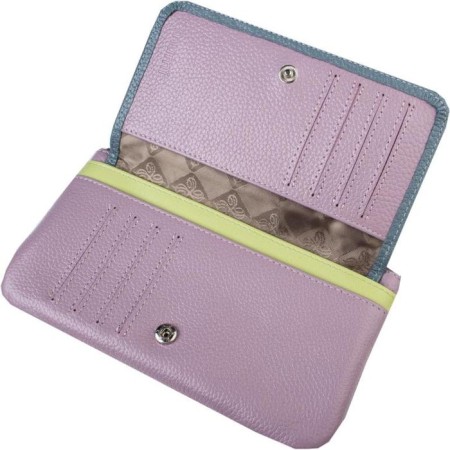 N/k wallet, button, lilac color-2