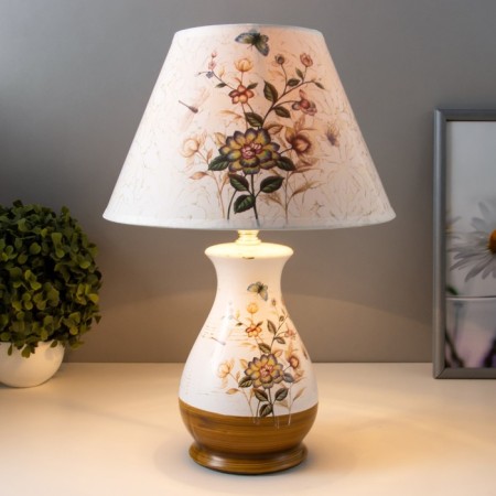 Lamp table ceramics "Tale" E14 25W 220V 36.5x25x25 cm Risalux-1