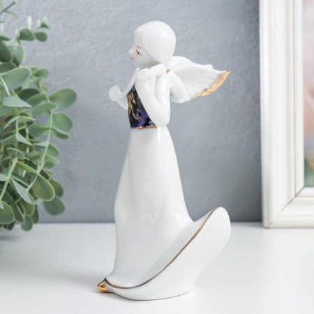 Souvenir Ceramics "Girlfriend Glass" Cobalt 15x9x7.5 cm-3