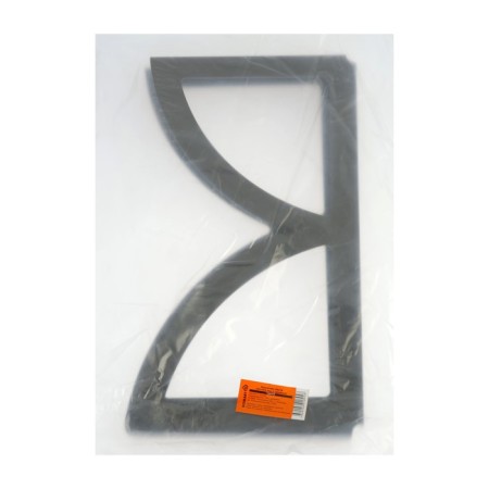Delta bracket, double, fashion 2, 195x355, 2 pcs, color black-4