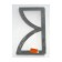 Delta bracket, double, fashion 2, 195x355, 2 pcs, color black