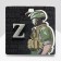 Icon "z", silver color