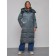 Coat insulated winter female, size 42, dark green color