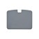 Badge horizontal, external 100x79 mm, internal 85x54 mm, silicone, gray