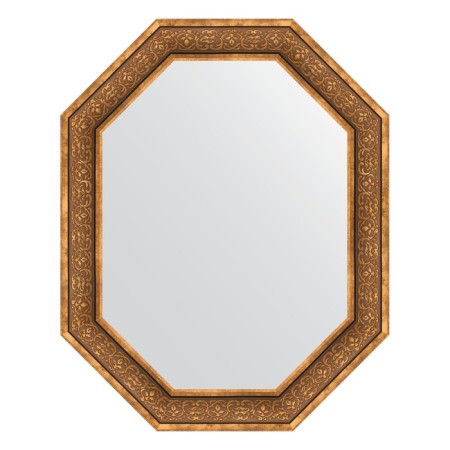 Mirror in the baguette frame, bronze monogram 101 mm, 79x99 cm
