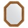 Mirror in the baguette frame, bronze monogram 101 mm, 79x99 cm
