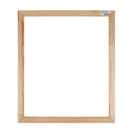 Frame for paintings (mirrors) 50 x 60 cm, profile 37 x 18 mm, emma, unpainted wood (suitable for decoration)-1