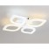 LED ceiling LED with Ambrella Light, Original, FA4488, 4XLED, 62 W, ​​5270LUM, 3000-6400K, white color.