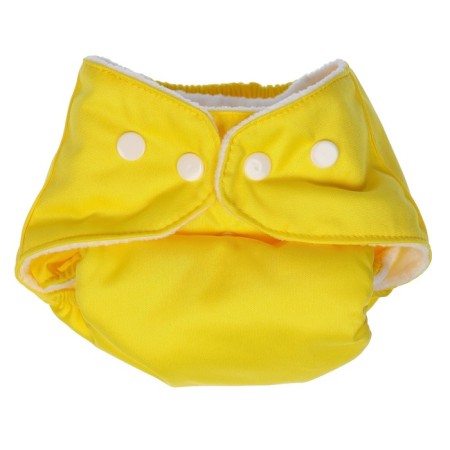 Reusable diaper "sweet buns", yellow color-7