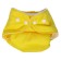 Reusable diaper "sweet buns", yellow color