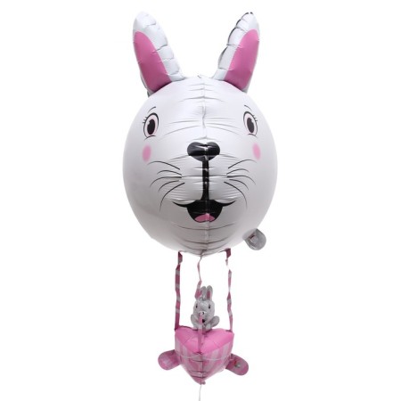 Foil ball 35 "The head of the rabbit. Airy ball"
