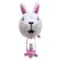 Foil ball 35 "The head of the rabbit. Airy ball"
