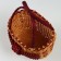 Wicker basket, 21 x 15 x 15/28 cm, sequoia