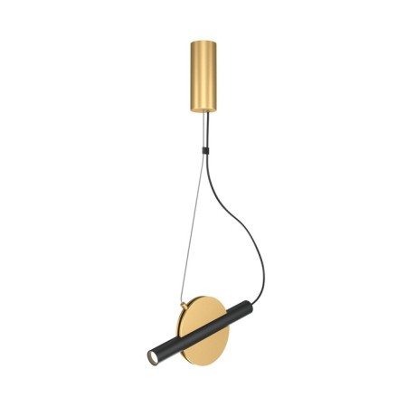 Suspension lamp Maytoni Mod150PL-L5BS3K, 1XLED, 5W, 30x6 cm, 350LM, Brass color-3