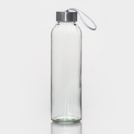 A glass bottle in the case of the rattan, 500 ml, h = 22 cm-2