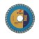 Disk diamond cutting tundra, Turbo Extra, dry cut, 115 x 22 mm
