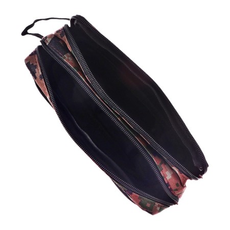 The mild "Millitari" pencil case, 3 departments, 90 x 215 x 80 mm, with a pen, mix-5