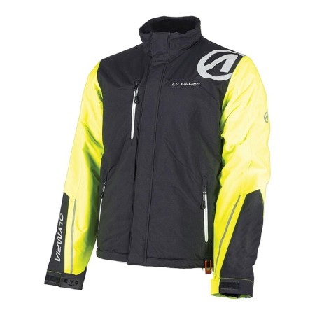 Jackson men's jacket, XL, black, yellow