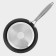 Pan Magistro Rock Stone, D = 24 cm, h = 4.5 cm, anti -stick coating, induction, black color