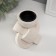 Gypsum candlestick, metal per 1 candle "node" d = 3.8 cm 8x8.8x10.5 cm