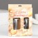 Candle in the cake jubilee "line" (set 2 in 1), number 14/41, silver metallic, 6.5 cm