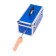 Diva Fuck Box sex machine, 2 nozzles, metal, blue color, 39 cm