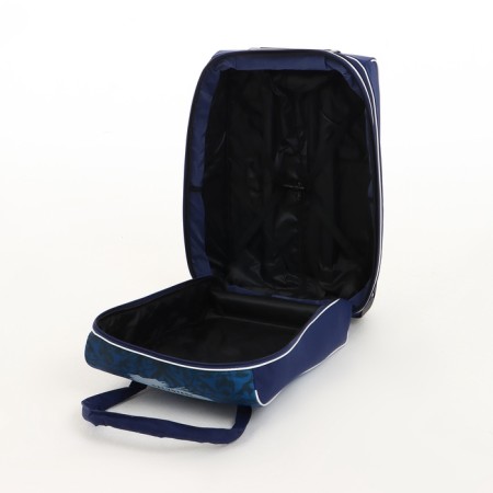 Small 20 "Small" with a bag, a lightning department, an outer pocket, blue color-8