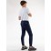 Sports pants for ISee boys, height 146-152 cm, dark blue color