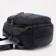 Women's backpack made of artificial leather with lightning, black color
