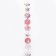 Stickers in the roll "Love", 500 pcs, 3.8 x 3.8 cm