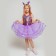 Carnival set "Dragon": purple dress, rim