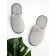 Slippers female closed nose, size 36-38, color gray color