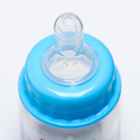 A bottle for feeding "Baby", classic throat, 60 ml., 0 months, color of blue-7