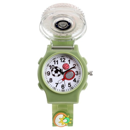Watch is a wrist-on, "Sport", D-3.5 cm, strap silicone L-21.5 cm, with backlight