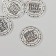 Souvenir wallet metal "Time - Money" 2x2 cm