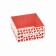 Packaging for confectionery with a plastic lid "I love you" 12 x 6 x 11.5 cm