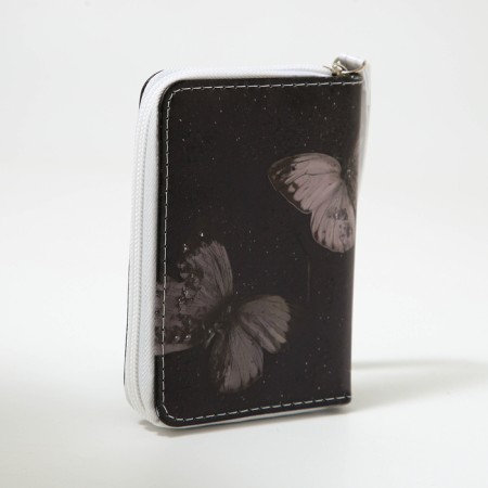Children's wallet with lightning, black color-1