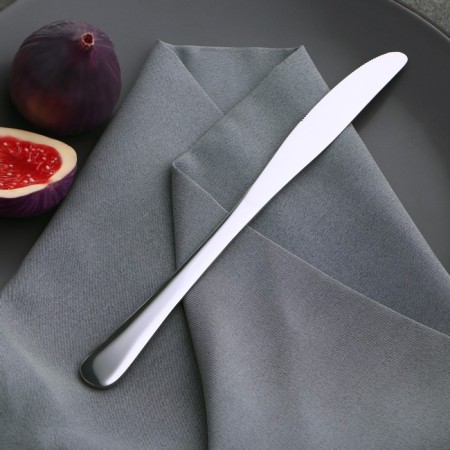 Stainless steel knife of the “Play British” shade, length 22.7 cm, thickness 2 mm