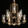 Amanda chandelier, size 75x129x75 cm, 360W 9xe14 IP 20
