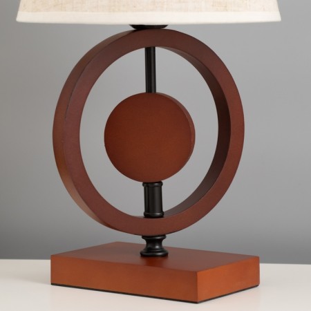 Highway lamp "Konier" 1x40W E27 red walnut 11.5x11.5x27cm-4