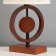 Highway lamp "Konier" 1x40W E27 red walnut 11.5x11.5x27cm