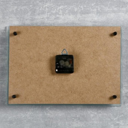Carty clock is wall-mounted, series: sea, "Rockure-Vorota by the seashore", discrete move, 25 x 35 cm-2