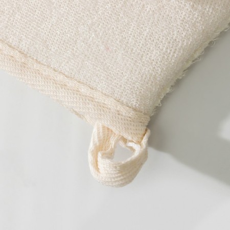 Mochelk - Massage Massage mittens with scraper of the share "Aphrodite", 19 × 21 cm, beige color-1