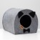 Animal house from the felt "Gentleman Board", 33 x 33 x 45 cm
