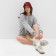 Women's sweatshirt MINAKU: Casual Collection color light gray melange, size 50-52