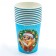 A cup paper disposable “Happy New Year”, a snake with a wreath, 250 ml
