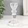 Glass of Glass for 1 candle "Air. Column" Transparent 6.3x6.3x11 cm