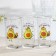 A set of glasses "Avocado", 230 ml, 3 pcs, Mix drawing